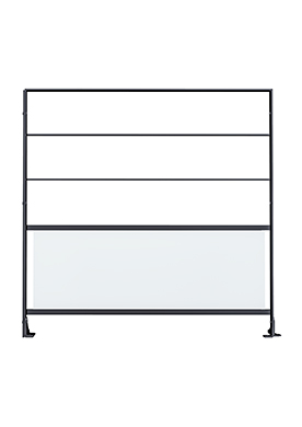 Balustrade metallin en fer plat pour l'escalier LIAISON